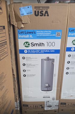 AO Smith Signature 100 – 50 Gallon Gas Water Heater – Professional Installation Included