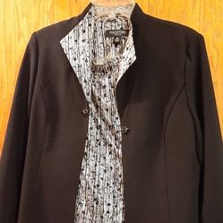 Ladies 3 piece Black Suit Set size 10 P