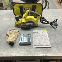 Ryobi 6 Amp Corded 3-1/4” Hand Planer with Dust Bag HPL52