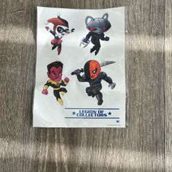 Dc villains Legion Of Collectors Stickers