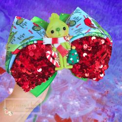 Grinch Bow