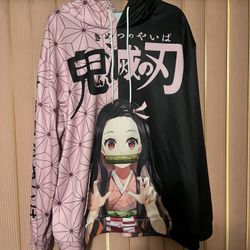 Demon Slayer / Kimetsu no Yaiba Nezuko hoodie – Size XL.