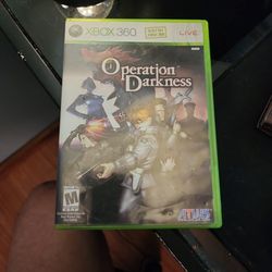 Operation Darkness. Rare Xbox 360 Game