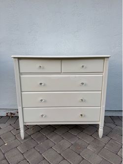 White Pottery Barn dresser