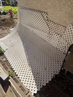 Bundle white lattice garden home improvement decor