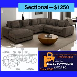 FREE DELIVERY🍀Brand New Sectional Sofa Couch 