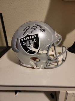 Josh Jacobs Autographed Full Size Helmet 