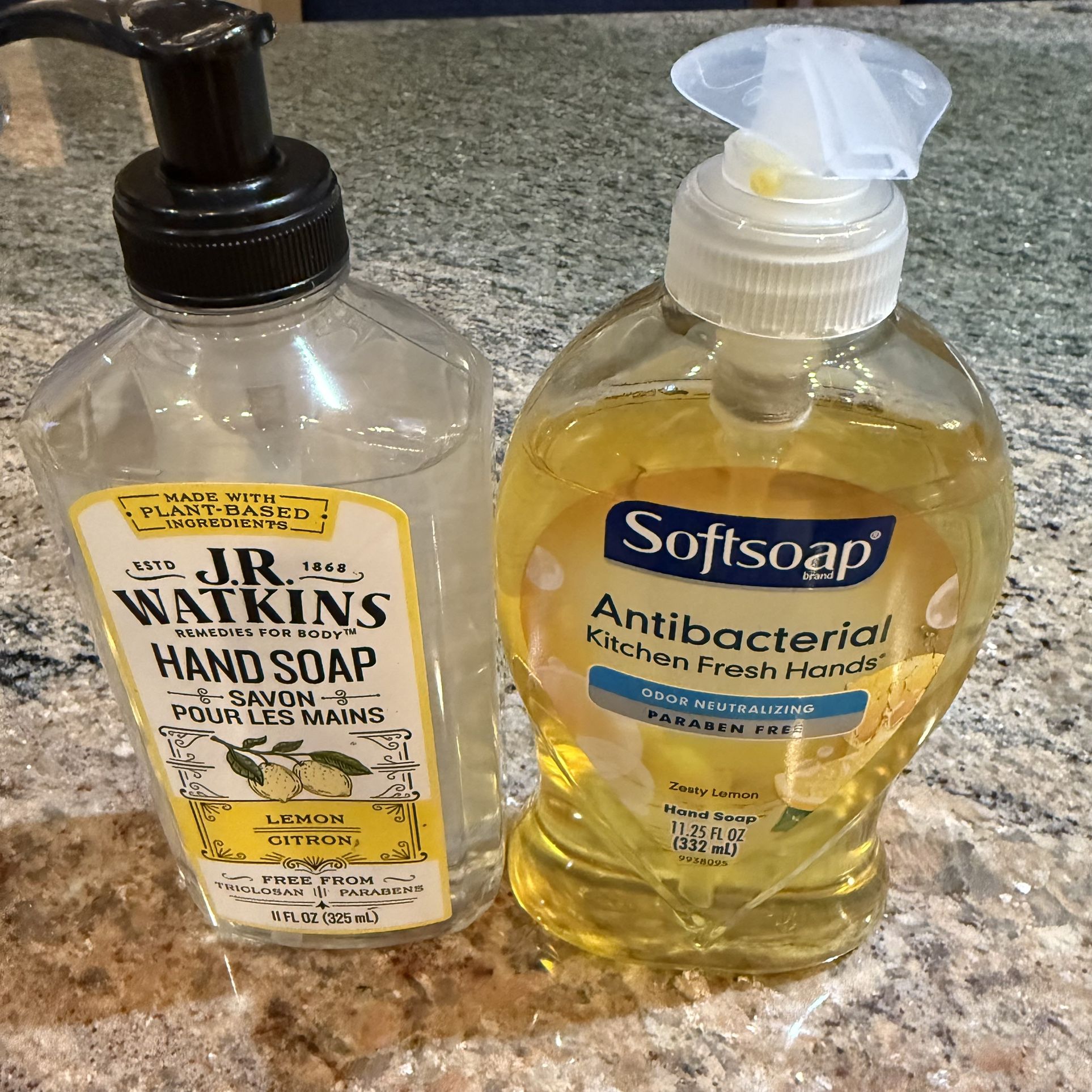 J.R. Watkins Lemon + Softsoap Antibacterial Zesty Lemon 