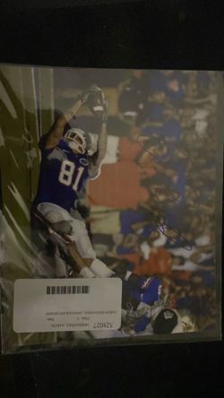 Aaron Hernandez Signed College Photo