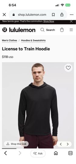 lululemon License to Train Hoodie Mens XL