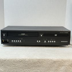 Magnavox VCR DVD Combination-LAST ONE-TESTED-Plays Well-Very Clean-with New Remote-Demonstration Available 