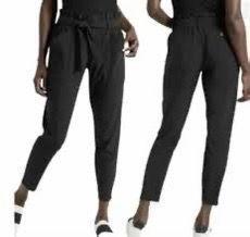 Athleta Skyline Pant II in black, a popular style known for its lightweight comfort and versatile design.