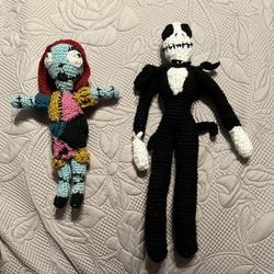 Jack Skellington And Sally Crochet 