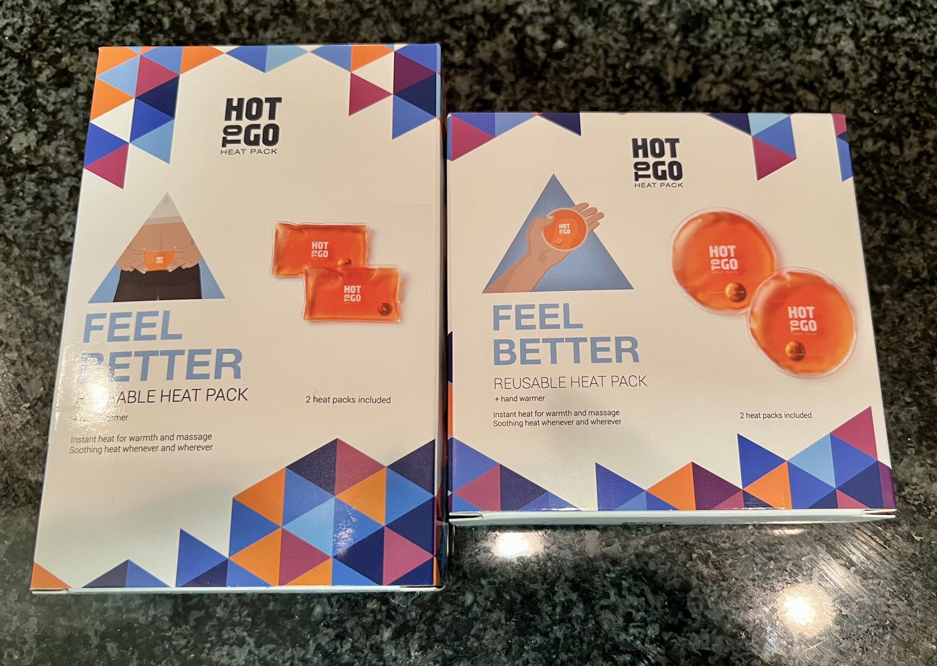 Re-usable Heating Pads - 4 Items