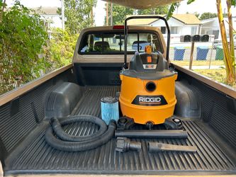 RIDGID 16 Gal. 6.5 Peak HP NXT Shop Vacuum Wet Dry Vac w/Cart, Filter, Hose & Attachment