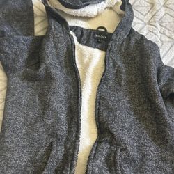 Boys Warm Hoodie Like New Size 8