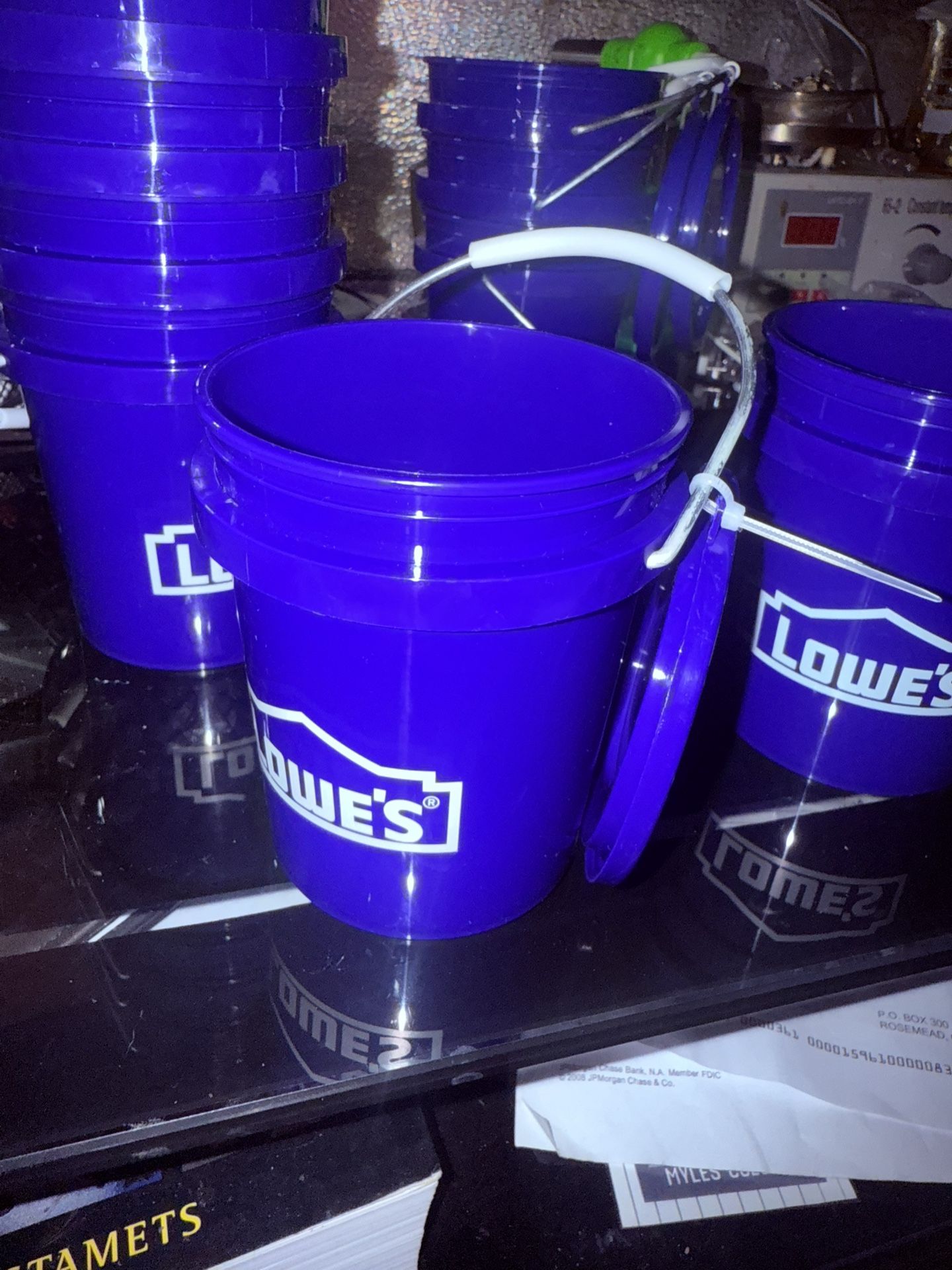 Lowes Mini Buckets With Lid Coffee/office/decoration