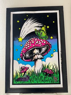 Mushroom Wall Poster
