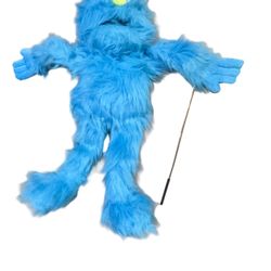 Silly Puppets Blue Monster Puppet Full Body Arm Rods Included 30 Inch