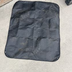 Fire proof mat for wood stoves tents ect