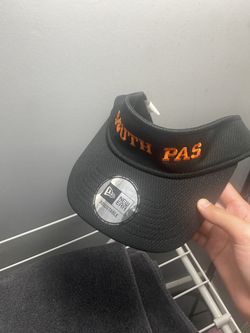 South Pasadena Adjustable Visor Hat – New Era – Black/Orange – Brand New
