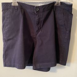 Size 18, women’s Liz Clairborne shorts, plus size 18, Navy Blue, gently pre-owned