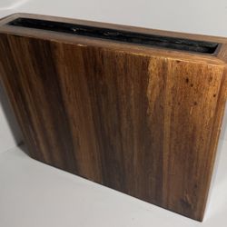 Marquis Collection of Beverly Hills • Glossy Wood Base Display Planter Art Decor