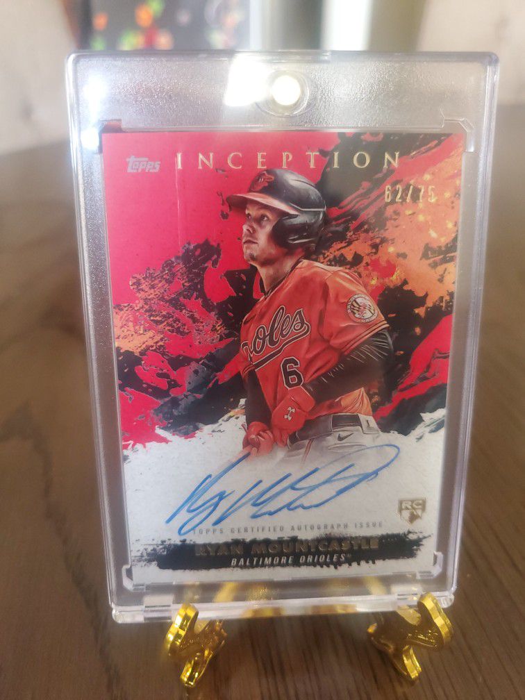 2021 Topps Inception Red /75 Ryan Mountcastle Rookie Auto RC Orioles