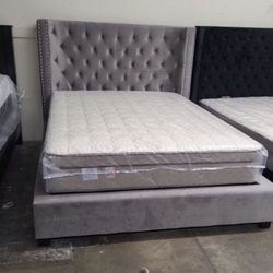 Queen Size Bed Frame With Mattress Included 