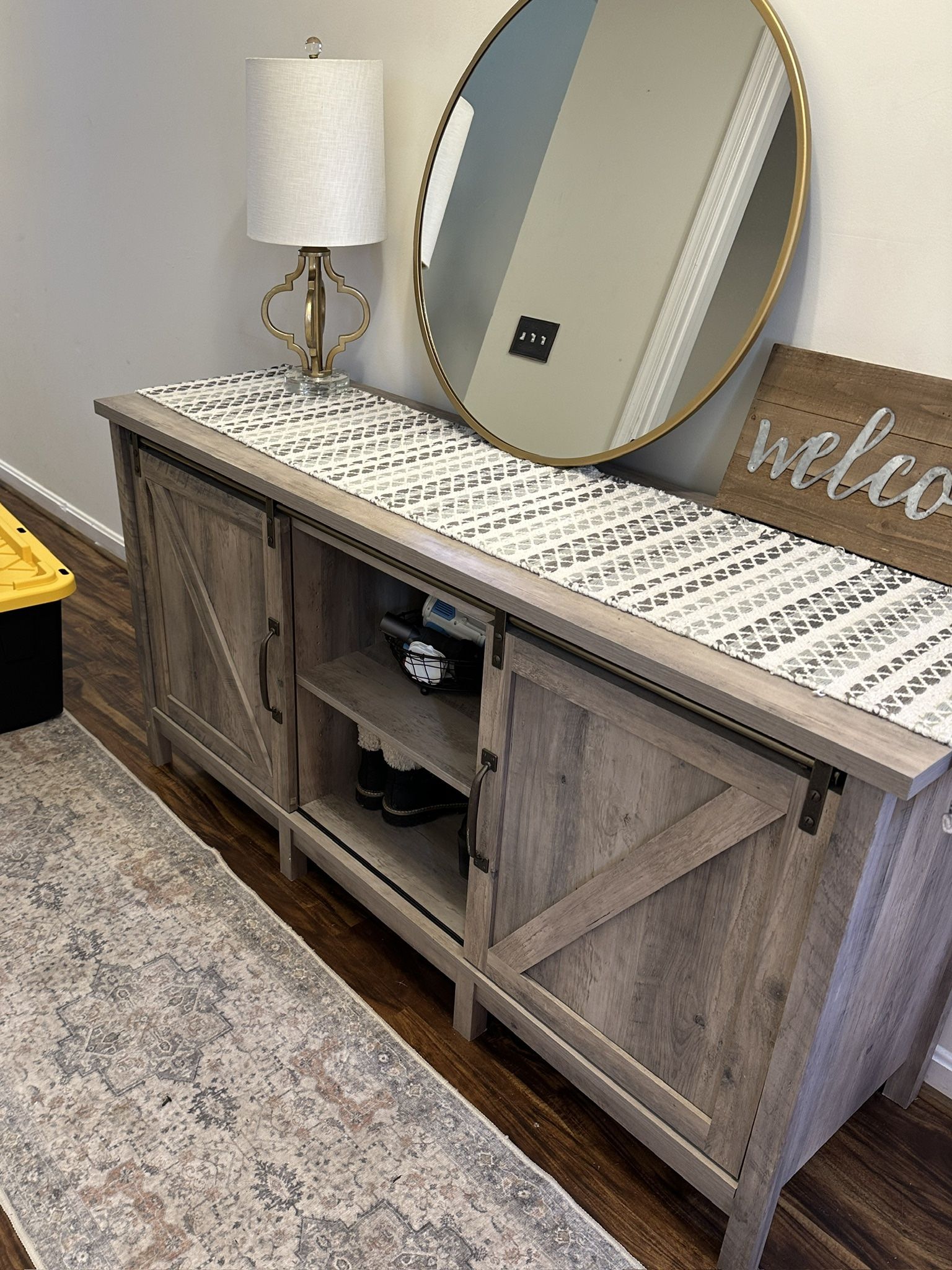 Farmhouse Better Homes And Garden TV stand 