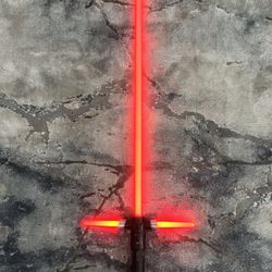 Kylo Ren LIGHTSABER Hilt + 36” Blade and 2 Side Blades