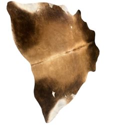 Premium Cowhide Rug Brazil Home Decor Int’l Brown and White  61 x 57