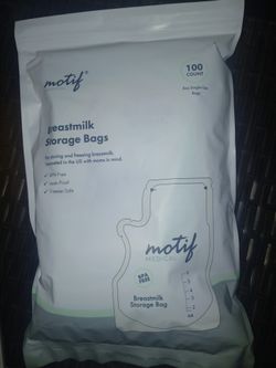 8oz Breast Milk Storage Bags 100 Count Sealed And New