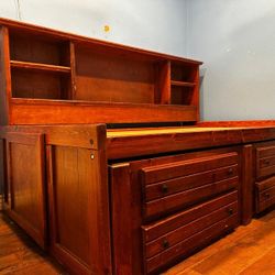 Twin Captain Beds for Sale (Includes Matching Dresser!)
