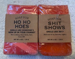 Brand New Whiskey River Soap Co. Funny Novelty Soaps