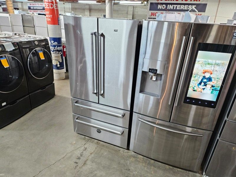 Blow Out Sale Store Full Of Nice Like Brand New Washer Dryer Fridge Stove Oven Stackable Free Warranty Free Financing Available 90day TO Pay