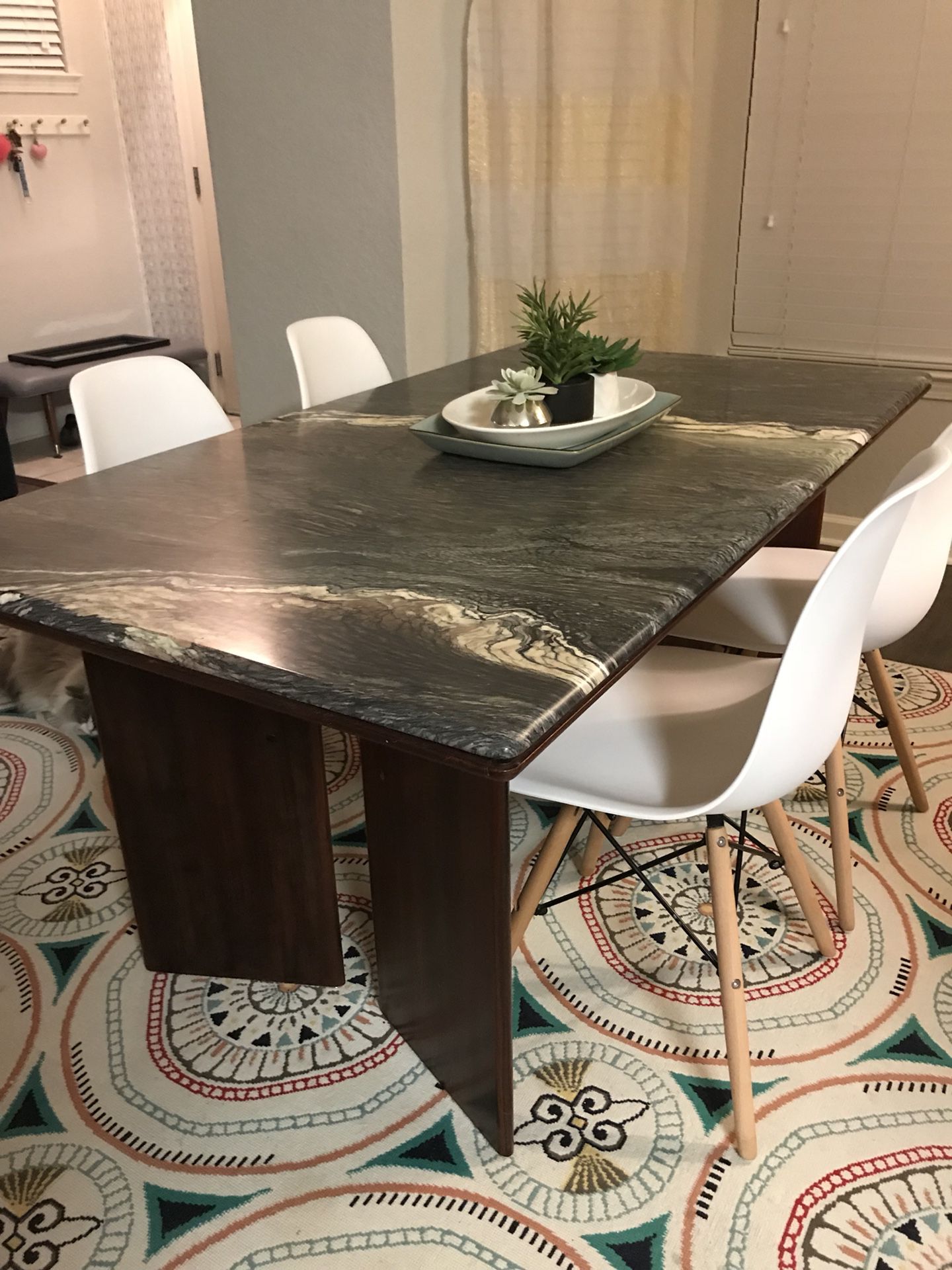 Scan Design marble top table