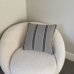2 Sherpa  Boucle Chairs 
