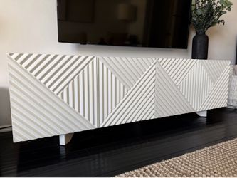 West Elm x Rosanna Ceravolo Media Console, White, 68”