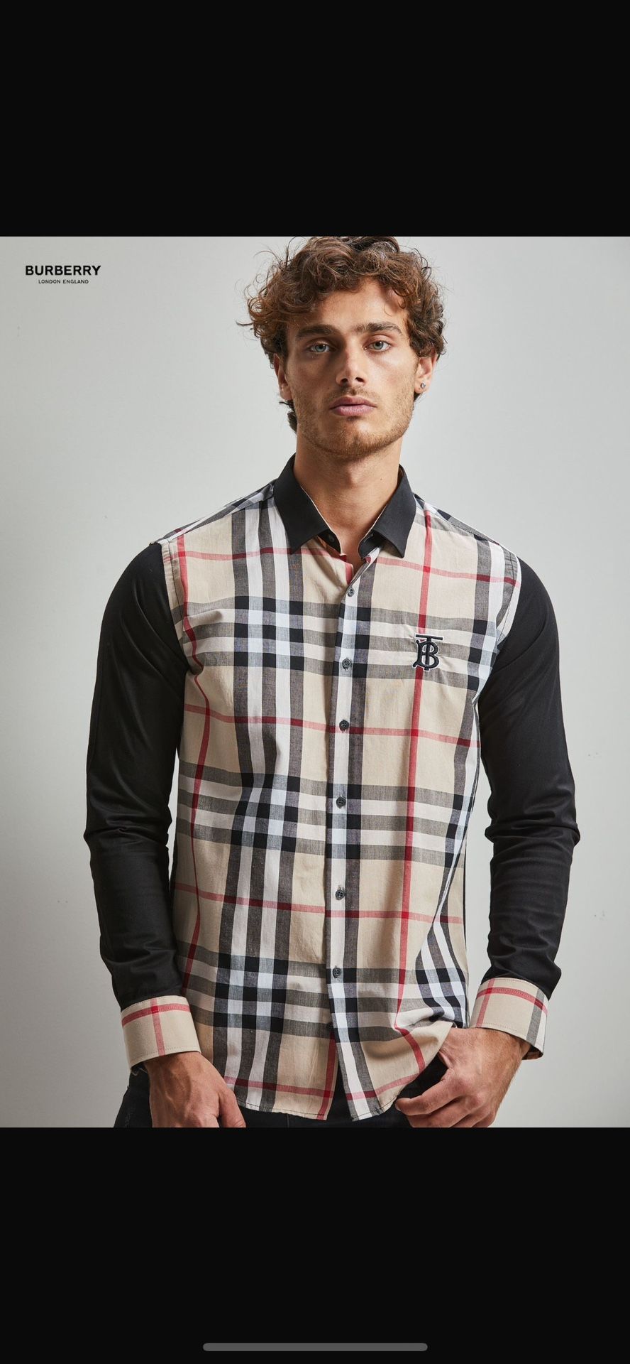 B.urberry Dress Shirt. Size Small And Medium . 5 For $299