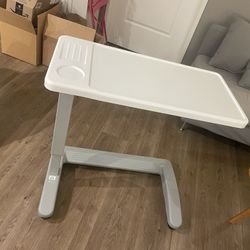 bedside table with wheels