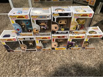 10 funko pops cash only (need gone)