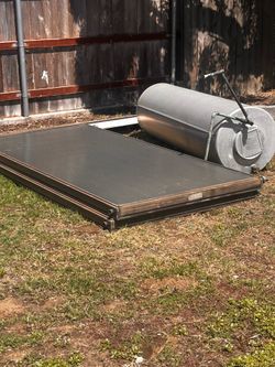 Edward’s hot water 2 copper panels/Aluminum Tank