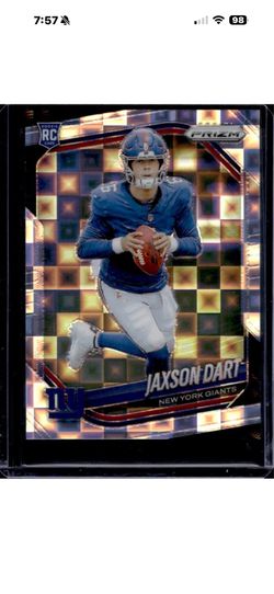 🔥 Jaxson Dart Prizm Rookie Checkerboard /400 🔥