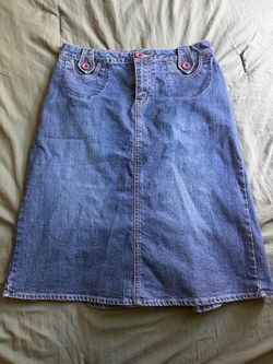 Long Jean skirt