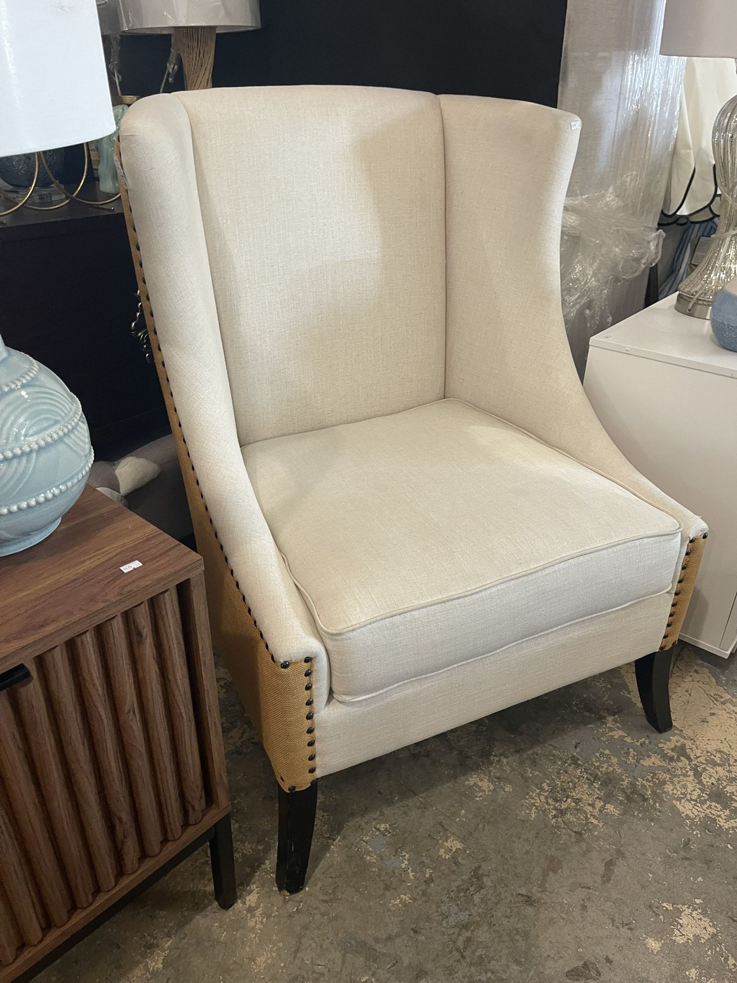 Large Wingback Chair Delivery Available