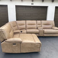 🛋️ Sofa/Couch Sectional - Electric Recliner - Leather - Delivery Available 🚛