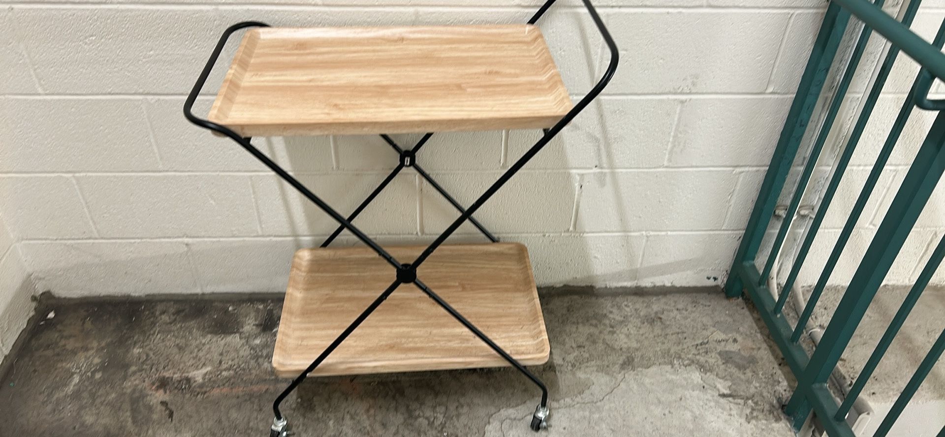 Wooden Table Cart 