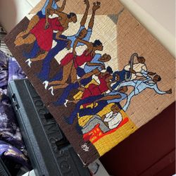 ART FRAME , An artistic painting drawn on the garment