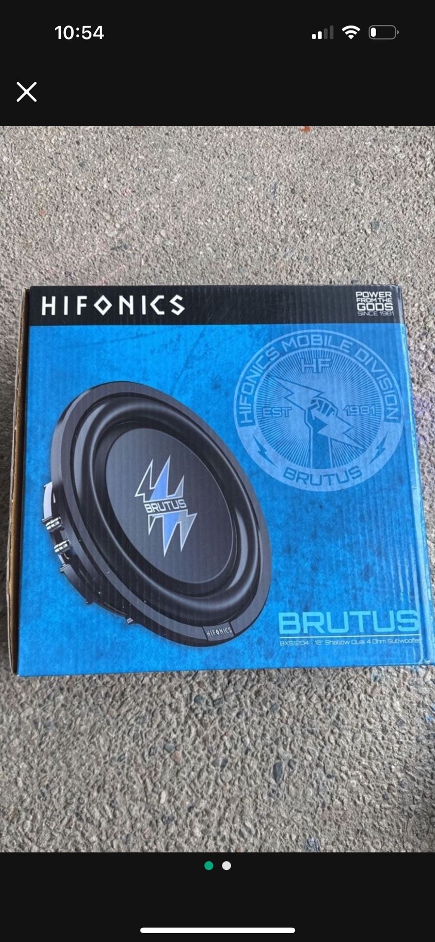 12 Inch Shallow Sub Brand New
